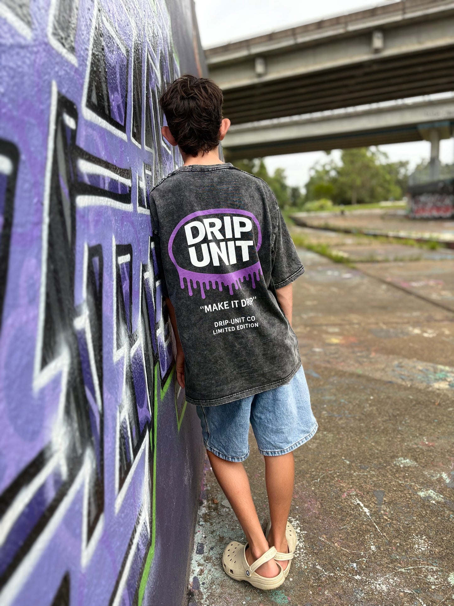 Drop 1 - Black Snow - Oversized fit