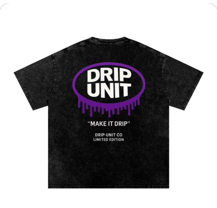Drop 1 - Black Snow - Oversized fit